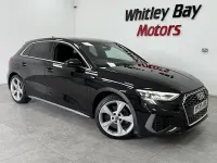 Used Audi A3 S-Line 110 HP (80 kW) 2020 Black Sedan