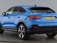 Used Audi Q3 Sportback Black Edition 150 HP (110 kW) 2023 Turbo blue SUV