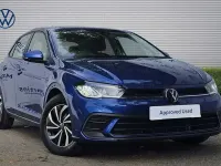 Used VW Polo Life 95 HP (69 kW) 2023 Blue Hatchback