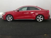 Begagnad Audi A3 S-Line 150 HK (110 kW) 2020 Röd Sedan
