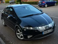 Begagnad Honda Civic ES 138 HK (101 kW) 2008 Svart Halvkombi