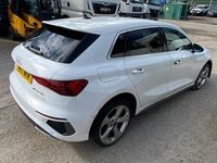 Used Audi A3 e-tron S-Line 2022 White Hatchback
