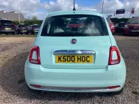 Used Fiat 500 Lounge 69 HP (50 kW) 2018 Green Hatchback