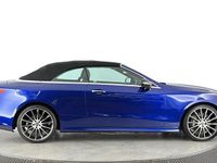 Used Mercedes E350 AMG Line Premium Plus 313 HP (230 kW) 2021 Blue Cabriolet