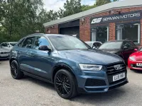 Used Audi Q3 Black Edition 180 HP (132 kW) 2018 Blue SUV