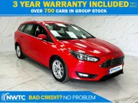 Used Ford Focus Zetec 125 HP (91 kW) 2015 Red Estate