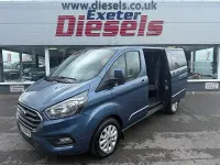 Used Ford Transit Custom Limited 130 HP (95 kW) 2023 Blue Van