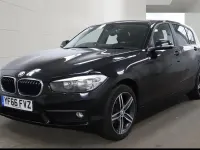 Used BMW 118 Sport Line 2016 Black Hatchback