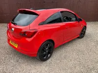 Used Vauxhall Corsa Edition 90 HP (66 kW) 2015 Red Hatchback