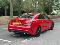 Used Mercedes CLA180 AMG line 2017 Red Coupe