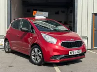 Used Kia Venga 90 HP (66 kW) 2015 Red Hatchback