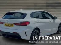 Used BMW 118 M Sport 136 HP (100 kW) 2024 Alpine white Hatchback