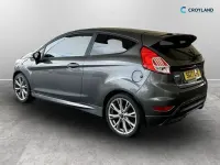 Begagnad Ford Fiesta ST-Line 100 HK (73 kW) 2017 Grå Halvkombi