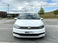 Used VW Touran SEL 150 HP (110 kW) 2018 White MPV