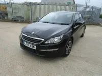 Used Peugeot 308 Active 110 HP (80 kW) 2015 Black Hatchback