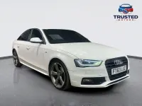 Used Audi A4 Black Edition 177 HP (130 kW) 2014 White Sedan