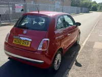 Gebraucht Fiat 500 Lounge 85 PS (62 kW) 2011 Rot Kleinwagen
