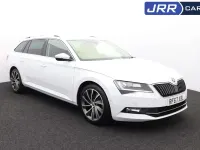 Used Skoda Superb LAURIN & KLEMENT 220 HP (161 kW) 2017 White Estate