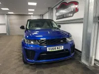 Used Land Rover Range Rover Sport SVR 575 HP (422 kW) 2018 Blue SUV