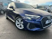 Used Audi A3 Sportback S-Line 2021 Blue Hatchback