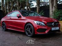 Used Mercedes C250 AMG Line Premium Plus 204 HP (150 kW) 2018 Red Coupe