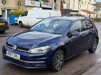Used VW Golf VII SE 125 HP (91 kW) 2017 Blue Hatchback