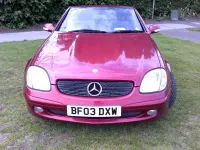 Used Mercedes SLK200 2003 Red Cabriolet