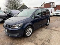 Used VW Touran SE 105 HP (77 kW) 2013 Blue MPV