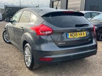 Used Ford Focus Zetec 125 HP (91 kW) 2018 Grey Hatchback