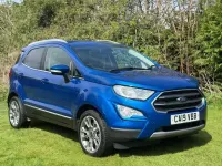 Used Ford Ecosport Titanium 100 HP (73 kW) 2019 Blue SUV
