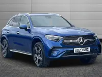 Used Mercedes GLC300 AMG line 309 HP (227 kW) 2023 Spectral blue SUV