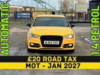 Used Audi A3 S-Line 140 HP (102 kW) 2014 Yellow Hatchback