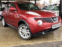 Used Nissan Juke Acenta 110 HP (80 kW) 2010 Red SUV