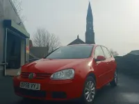 Used VW Golf V Match 105 HP (77 kW) 2008 Red Hatchback