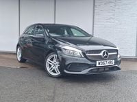 Used Mercedes A180 AMG line 109 HP (80 kW) 2018 Black Hatchback