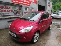 Used Ford Ka Titanium 69 HP (50 kW) 2015 Red Hatchback