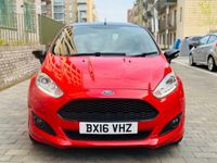 used Ford Fiesta 1.0 EcoBoost 140 Zetec S Red 3dr