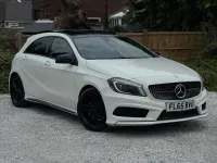 Used Mercedes A220 AMG 170 HP (125 kW) 2015 White Hatchback