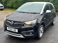 Used Vauxhall Crossland X S 110 HP (80 kW) 2018 Black SUV