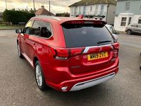 Used Mitsubishi Outlander P-HEV 2019 Red Estate