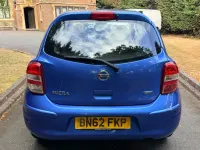 Used Nissan Micra Acenta 98 HP (72 kW) 2012 Blue Hatchback
