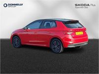 Used Skoda Fabia Design Edition 85 HP (62 kW) 2025 Velvet red metallic black magic pearl effect Hatchback