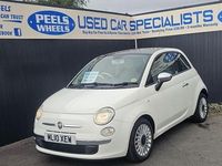 Used Fiat 500 Lounge 69 HP (50 kW) 2010 White Hatchback