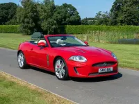 Used Jaguar XK Supercharged 385 HP (283 kW) 2010 Red Cabriolet