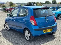 Used Hyundai i10 Style 67 HP (49 kW) 2008 Blue Hatchback