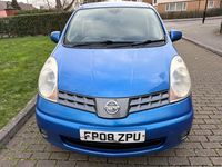 Used Nissan Note Tekna 110 HP (80 kW) 2008 Blue Hatchback