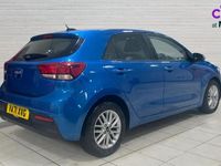 Used Kia Rio 84 HP (61 kW) 2021 Blue Hatchback