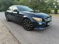Used Mercedes C220 SE 194 HP (142 kW) 2018 Blue Sedan