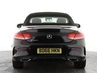 Used Mercedes C300 AMG line 2016 Black Cabriolet