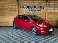 Used Nissan Micra Acenta 100 HP (73 kW) 2019 Red Hatchback